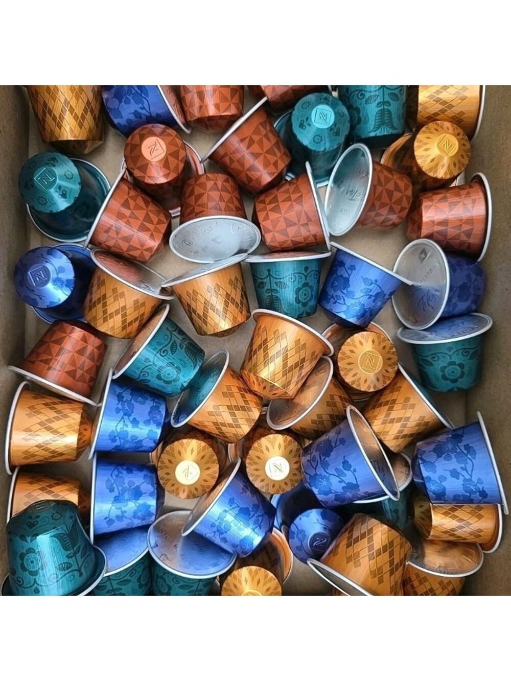 Nespresso Original Line Medium-Dark Roast Lungo Variety Pods 50 CT BULK BB 11/26